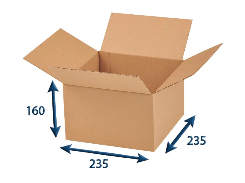 Kartonová krabice 235x235x160 3VVL klopová, digitální tisk - 002