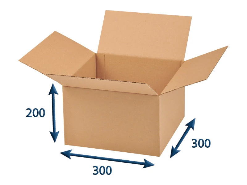 Kartonová krabice 300x300x200 3VVL klopová, digitální tisk - 002