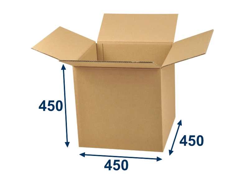 Kartonová krabice 450x450x450 5VVL klopová - 001