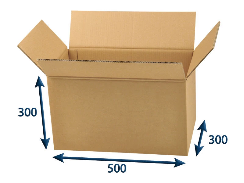 Kartonová krabice 500x300x300 5VVL klopová - 001
