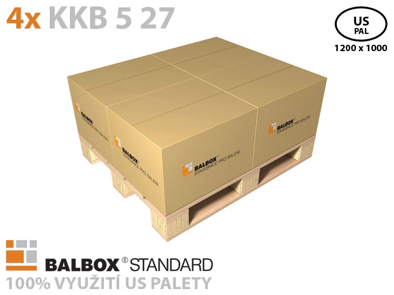 Kartonová krabice 600x500x400 5VVL klopová - 002