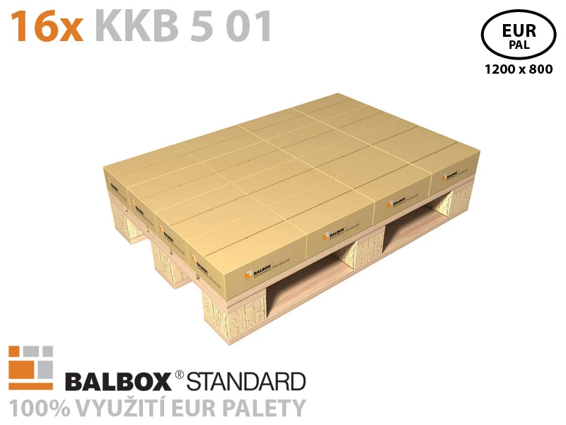 Kartonová krabice klopová ECONOMY 5VVL 300x200x100 - 003