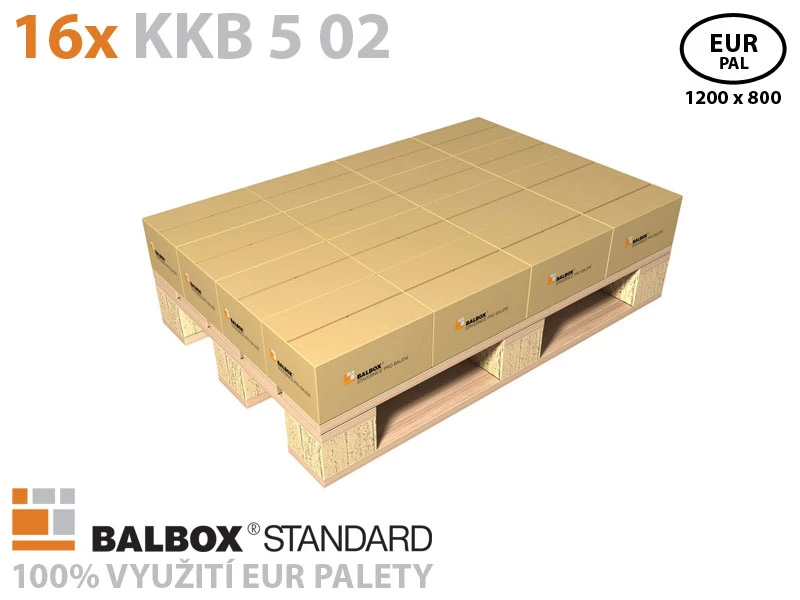 Kartonová krabice klopová ECONOMY 5VVL 300x200x150 - 003
