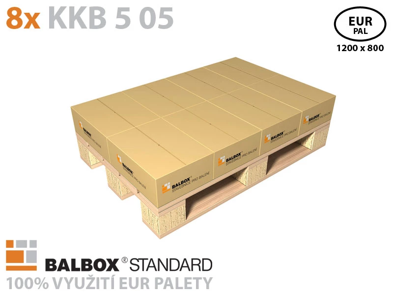 Kartonová krabice klopová ECONOMY 5VVL 400x300x150 - 003