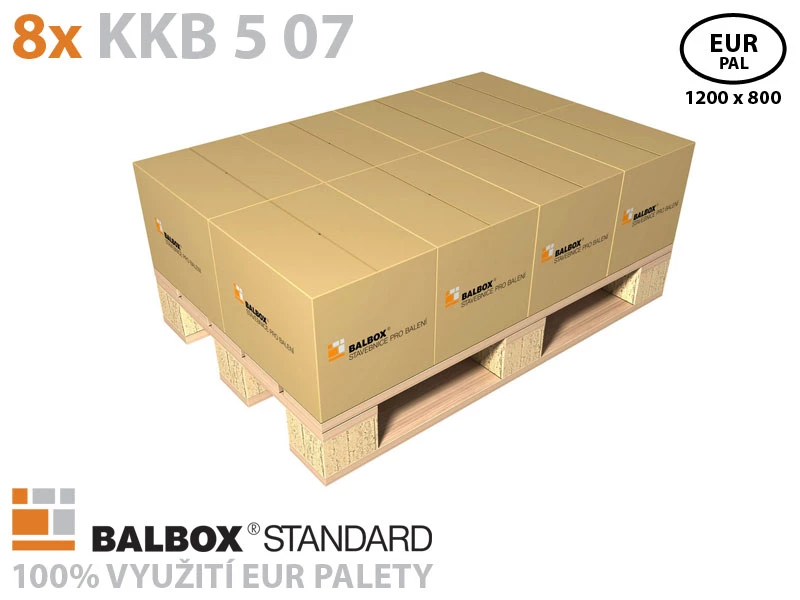 Kartonová krabice klopová ECONOMY 5VVL 400x300x300 - 003