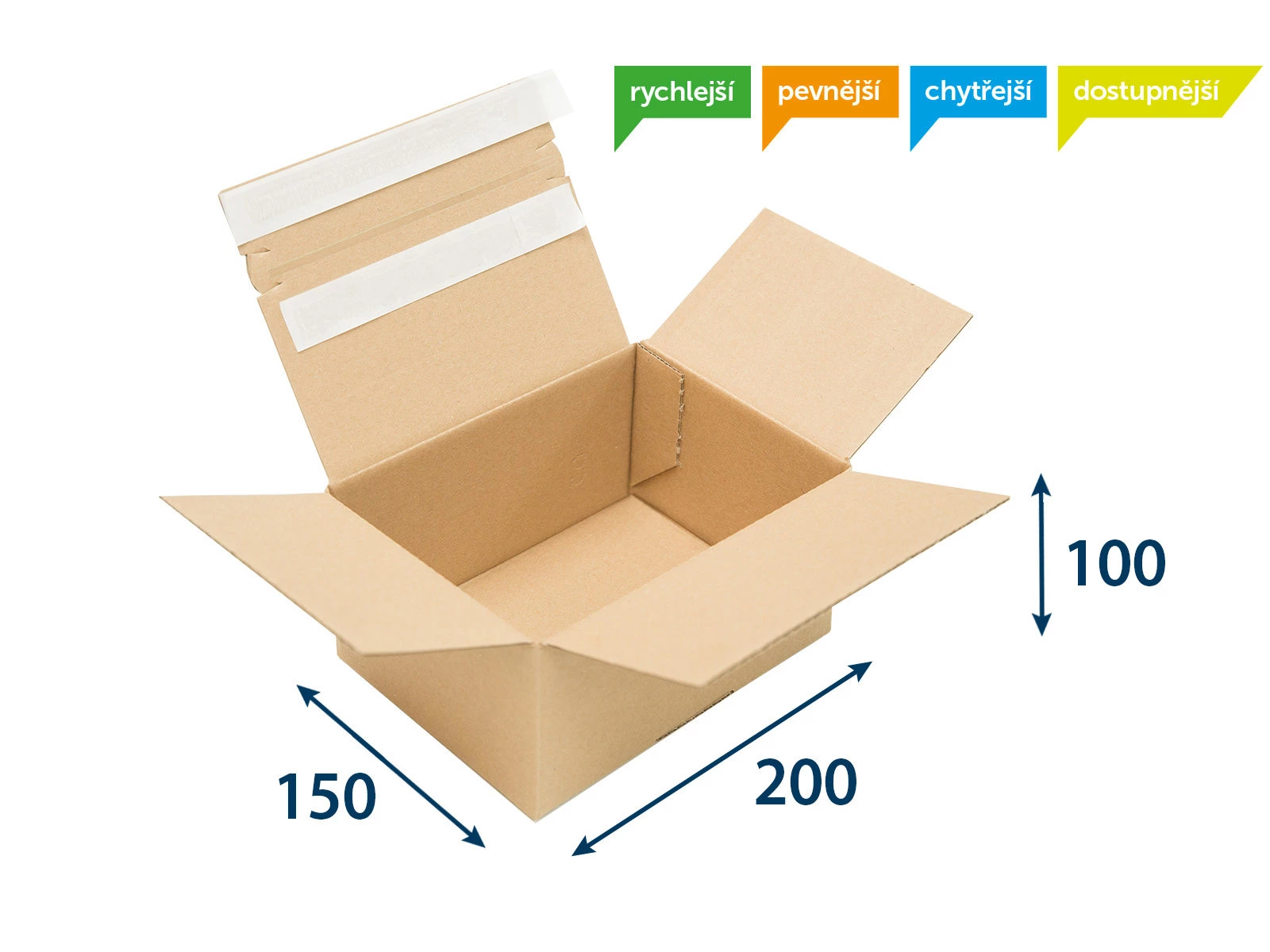 Rychlouzavírací krabice SPEEDBOX 200x150x100 3VVL 2LP - 001