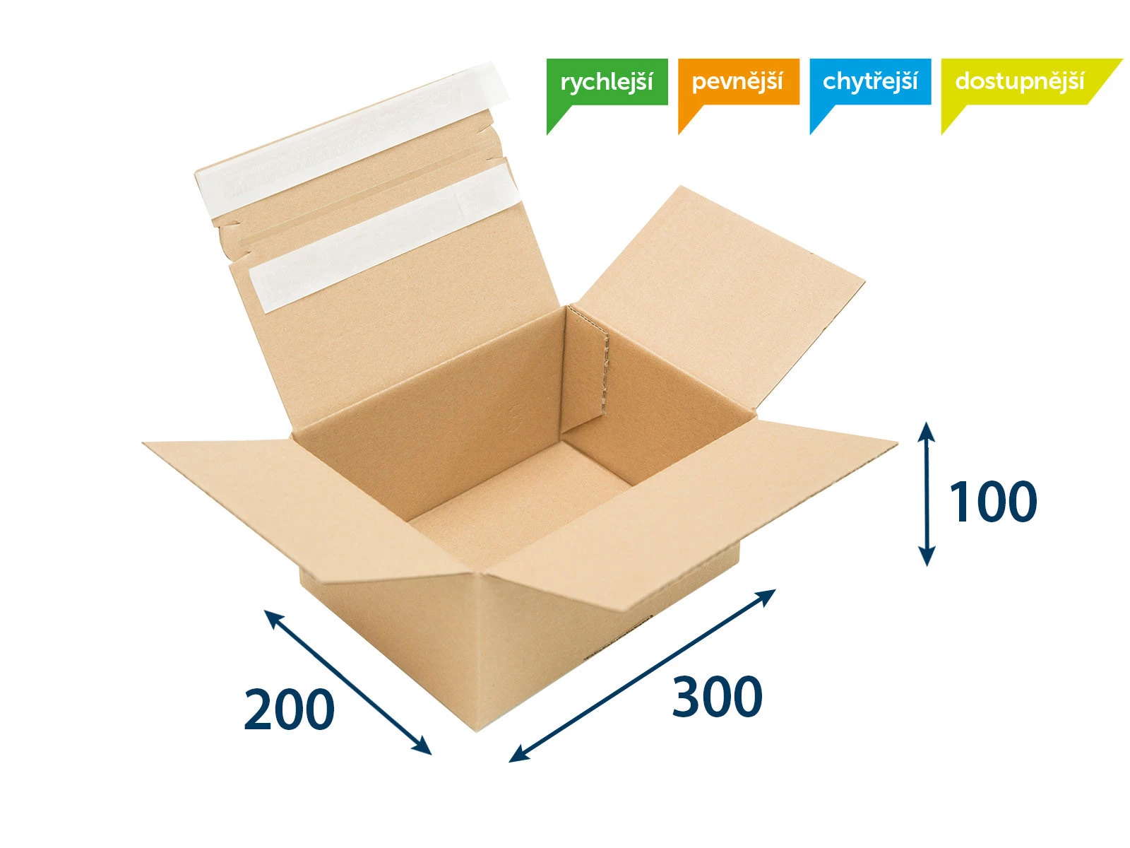 Rychlouzavírací krabice SPEEDBOX 300x200x100 3VVL 2LP - 001