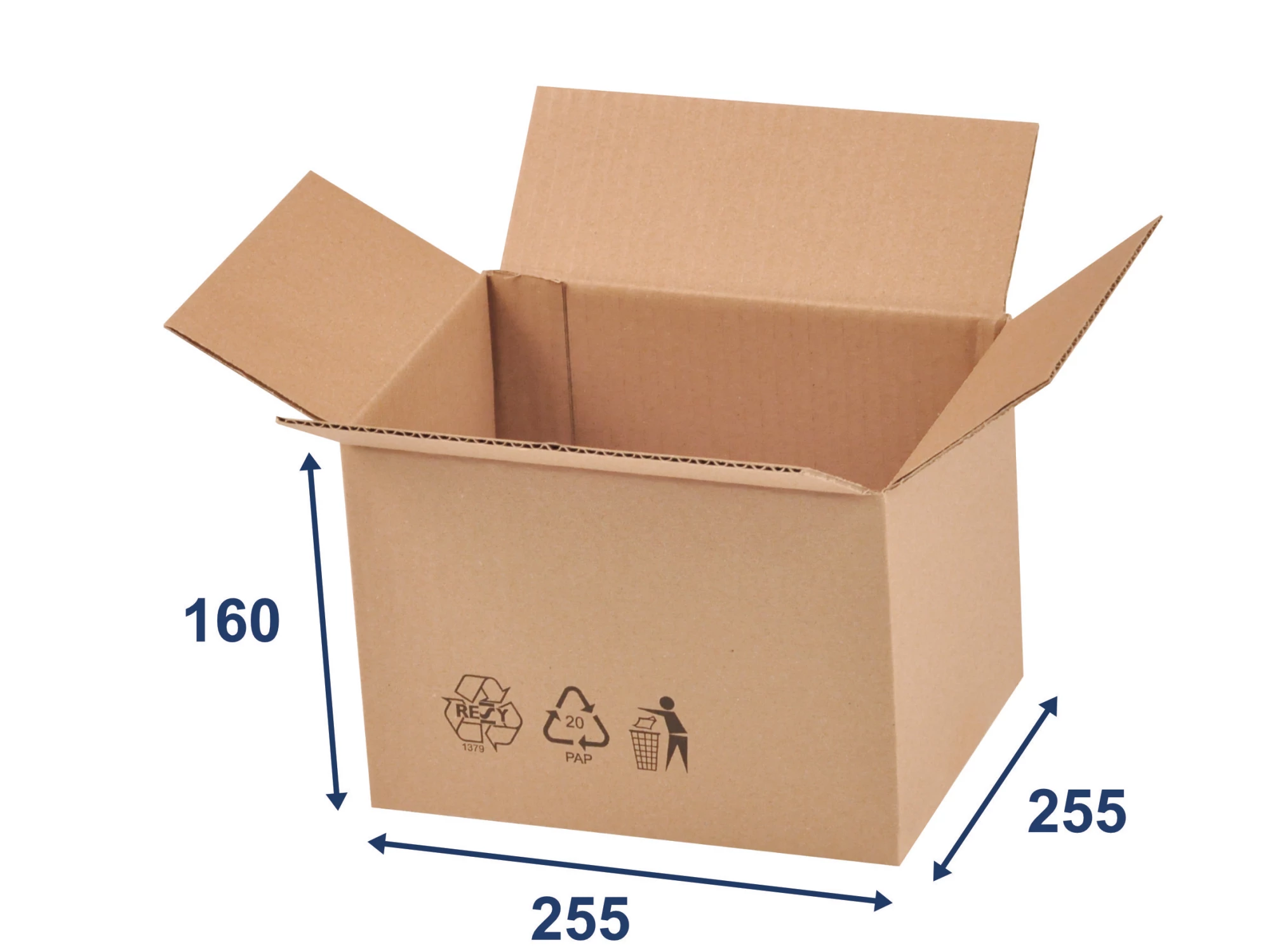 Krabice klopová 255x255x160 3VVL - 001