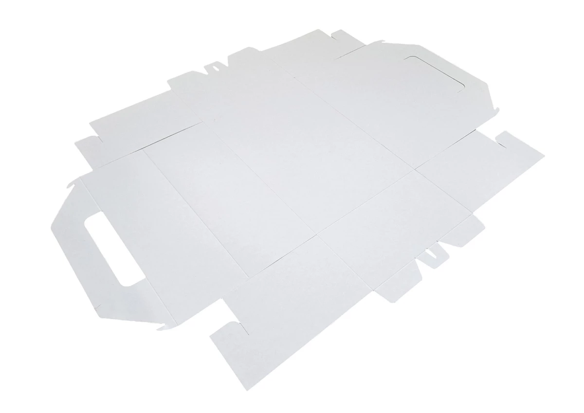 Krabice na zákusky bílá 270x180x100mm - 003