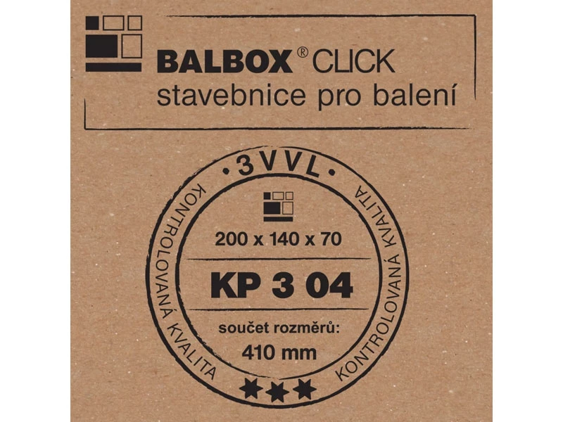 Krabice poštovní 195x135x55 3VVL - 002