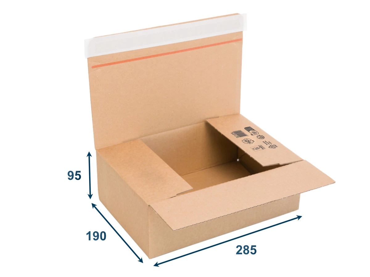 Krabice SPEEDBOX PREMIUM 285x190x95 3VVL, vlna E - 001