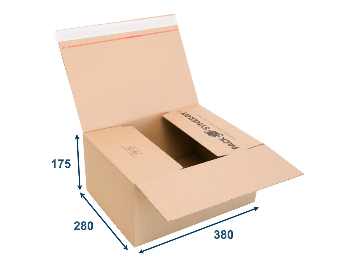 Krabice SPEEDBOX PREMIUM 380x280x175 3VVL, vlna E - 001