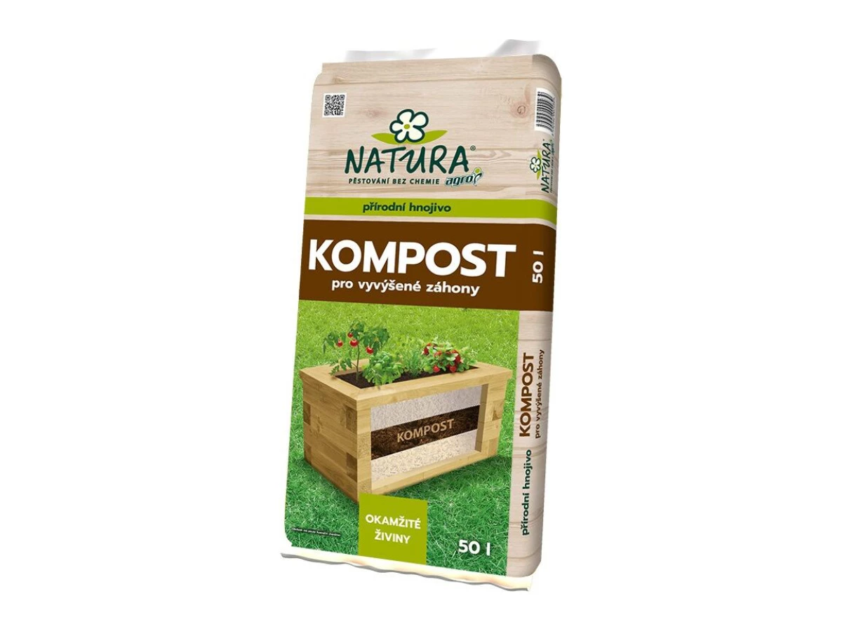 NATURA Kompost pro vyvýšené záhony 50 l - 001