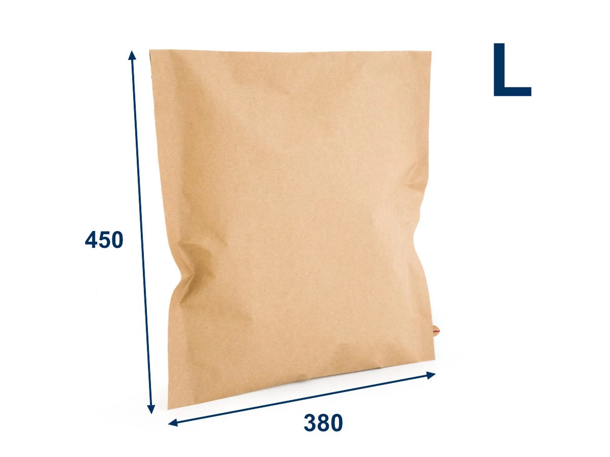 Obálka papírová (kraft) 380x450 vel.L, 2 lepicí pásky - 001