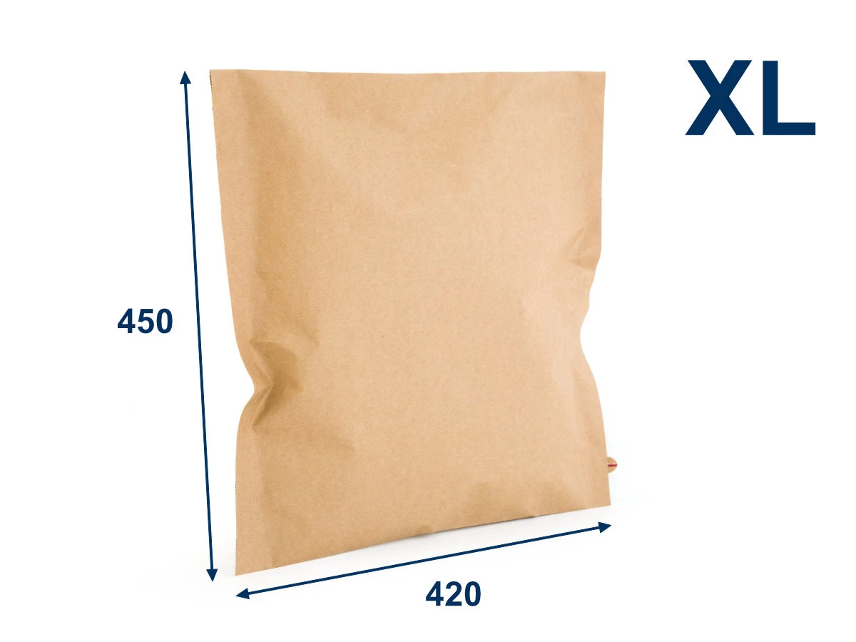 Obálka papírová (kraft) 420x450 vel.XL, 2 lepicí pásky - 001