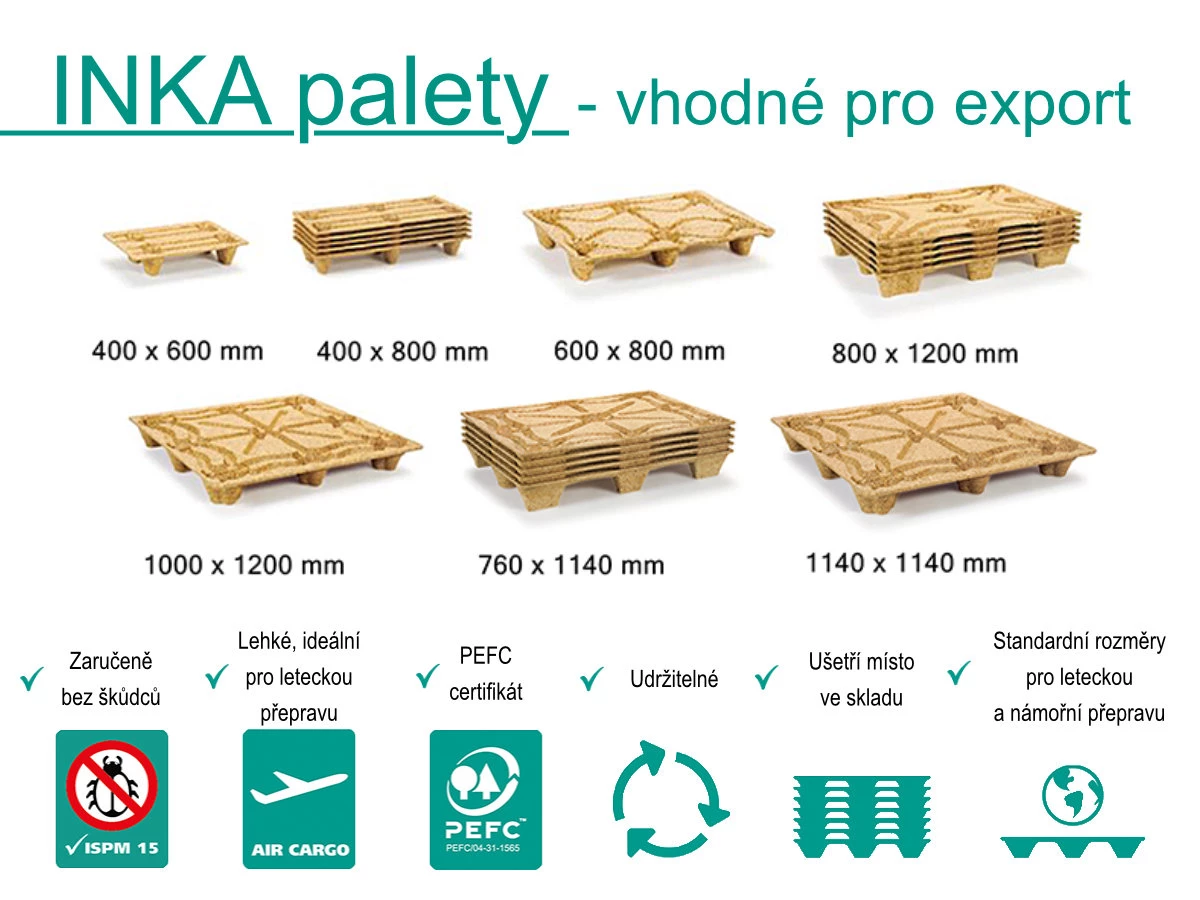 Paleta lisovaná INKA F11 - 1140x1140x135 (container) - nosnost 900kg - 005