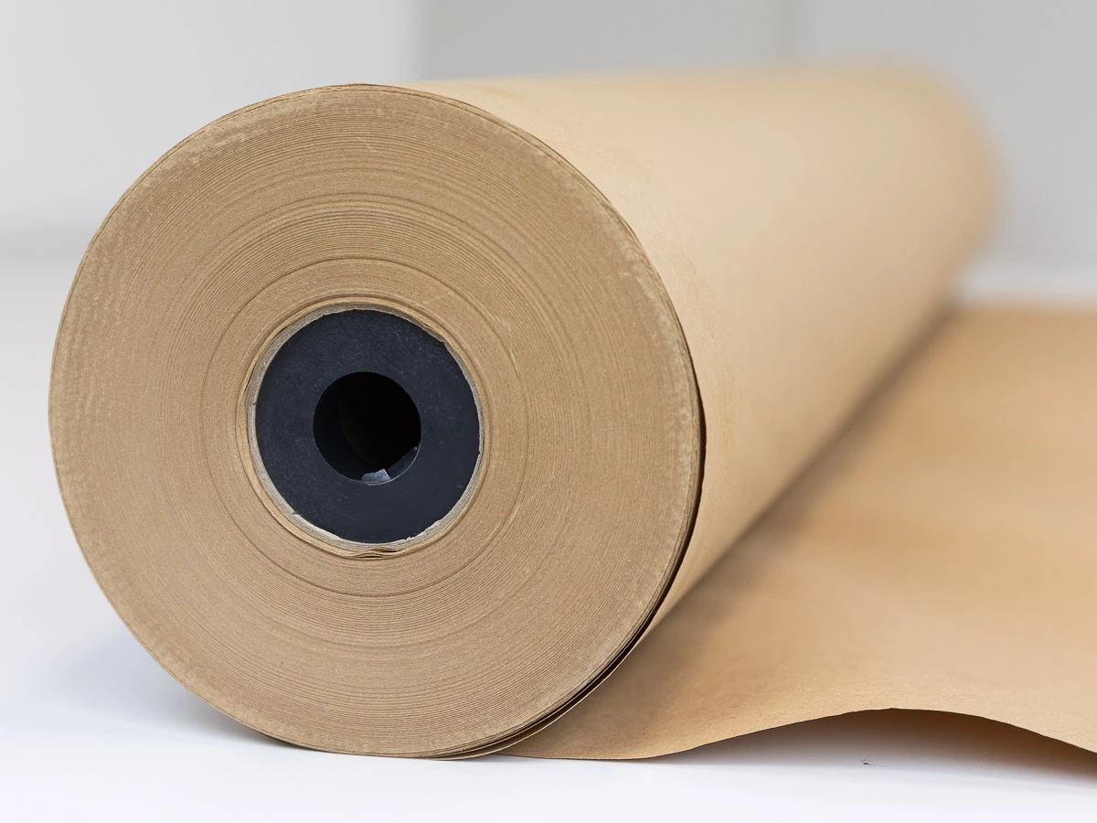 Papír balicí hnědý sulfát v roli š. 1000 mm, 70g/m2 - 002