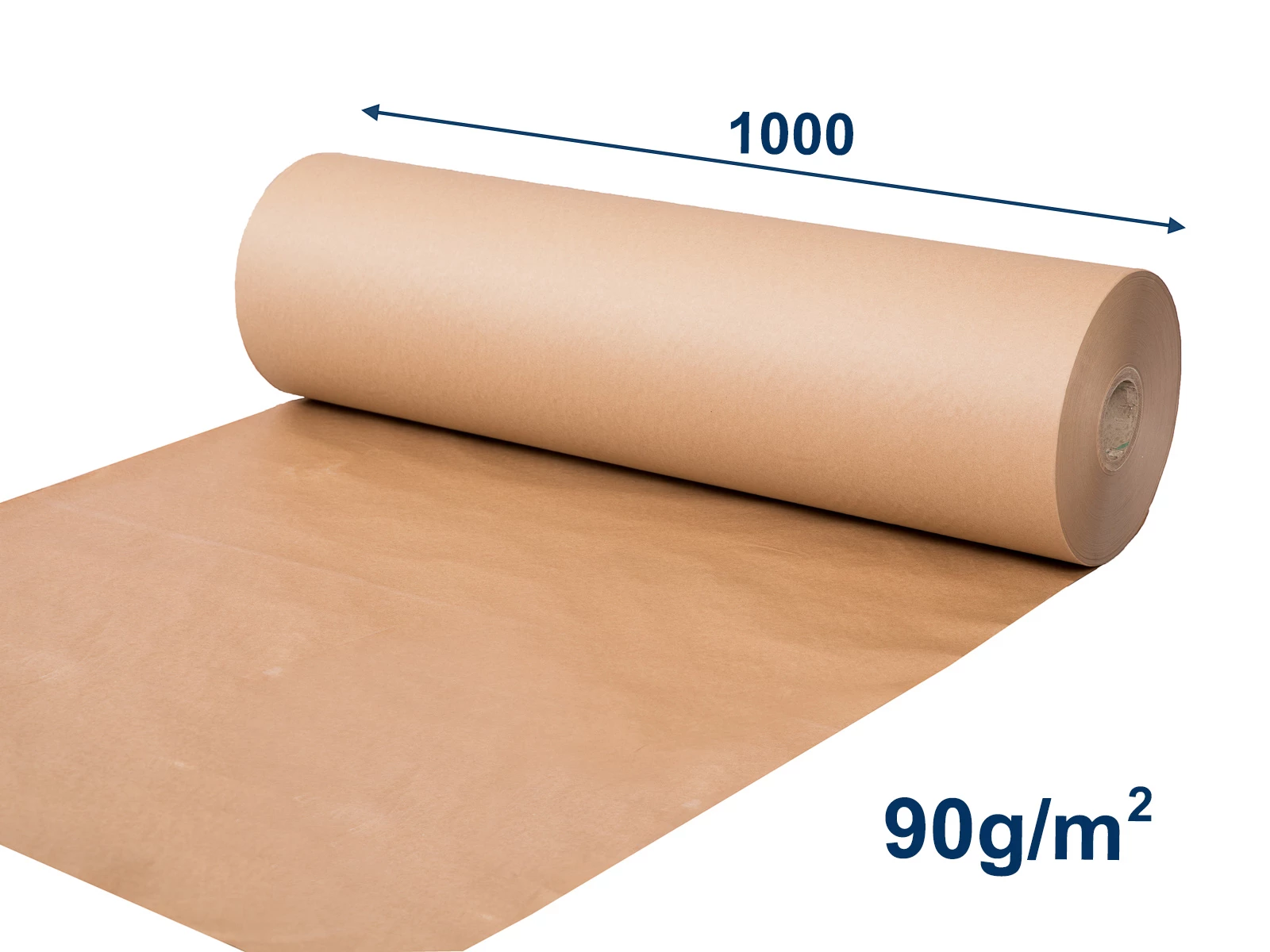 Papír - Role - s PE povlakem š.1000, 90g/m2 - 001