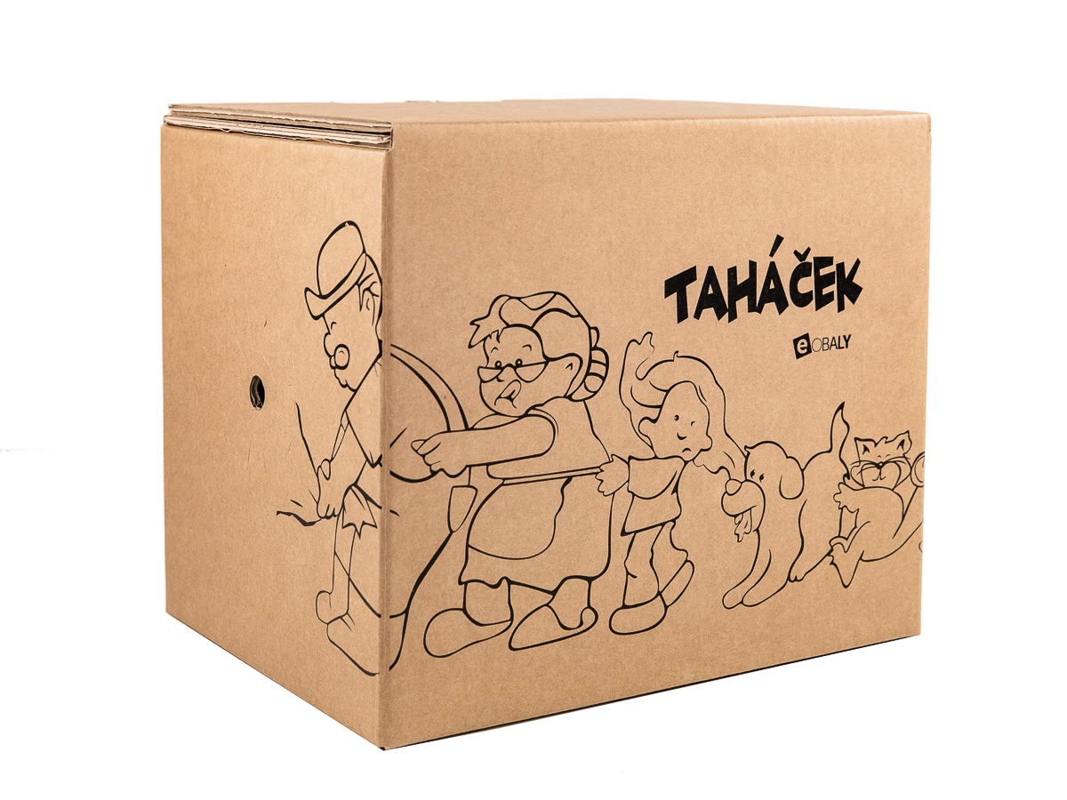 Papírová výplň v boxu Taháček, 80 g/m2, 455 bm - 002