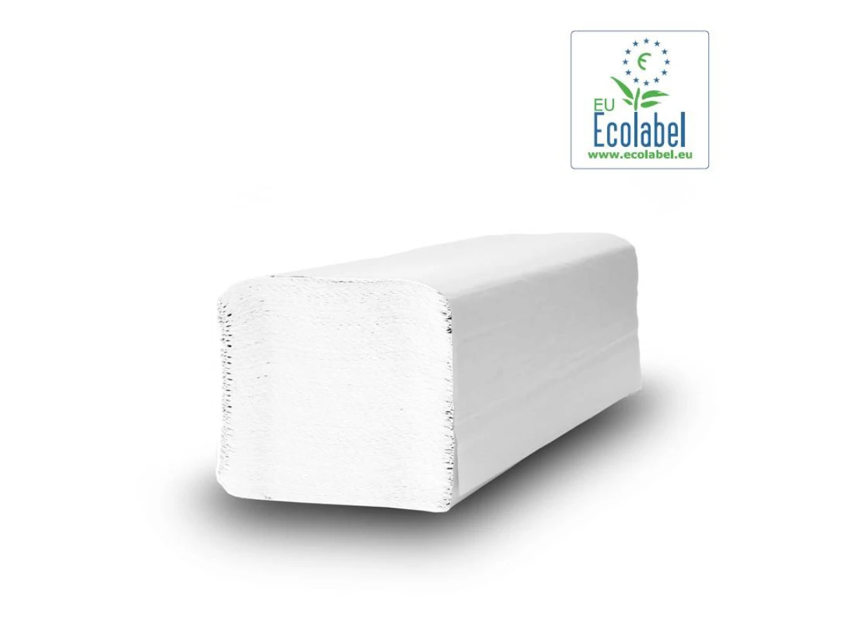 Papírový ručník Z-Z Comfort LUX bílý, 2 vrstvy, 3200 ks, 240x220mm - 001