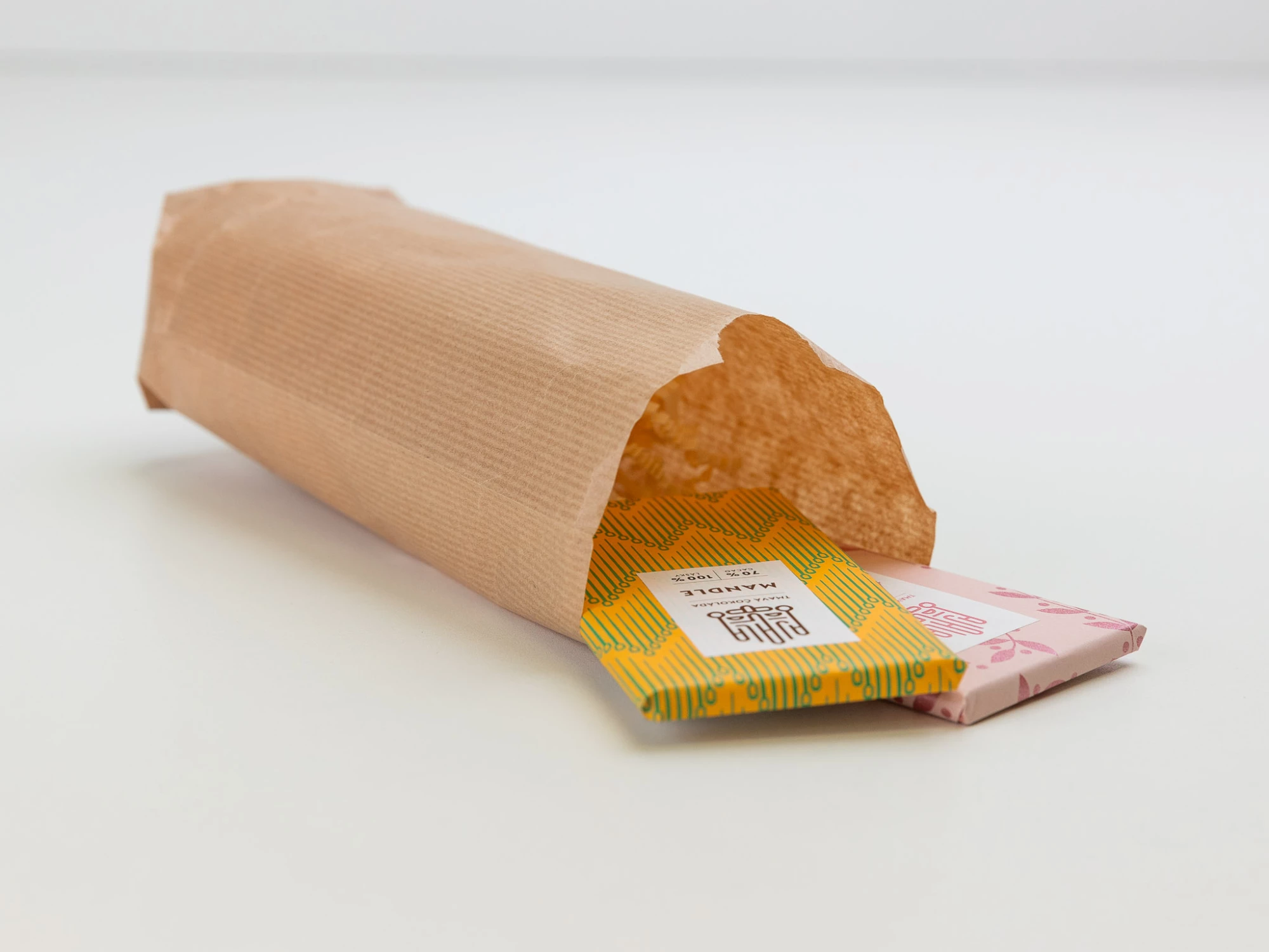 Papírový sáček 225x310mm s křížovm dnem 85mm, nosnost 2kg - 003