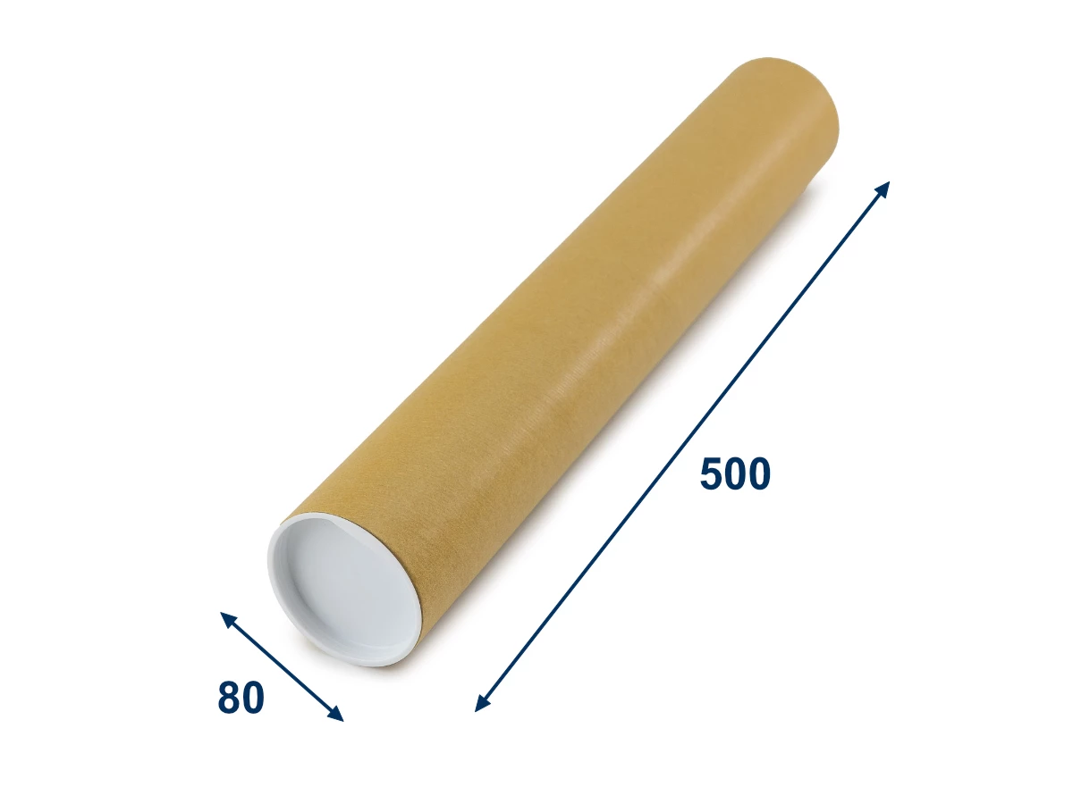 Papírový tubus 80x15x500 - 001
