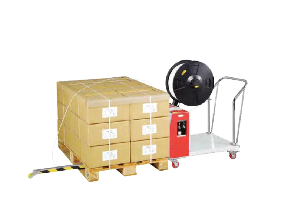 Páskovač palet TP-502MV poloautomatický pro PP pásku - 002