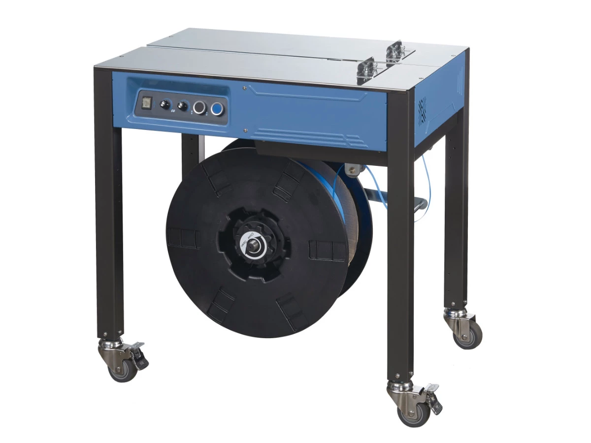 Páskovací stroj TP-303 poloautomatický pro PP pásku - 001