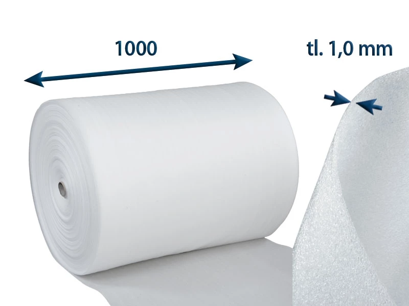 Pěnový polyetylen 1 mm v roli šíře 1000 mm - 001