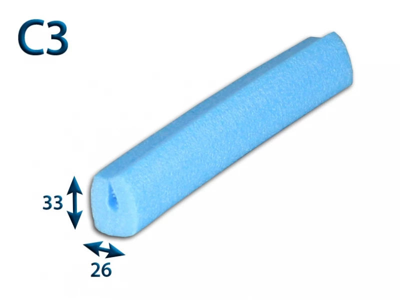 Pěnový polyetylén Profil C3  RS  (1ks=2bm) - 001