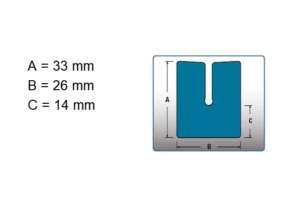 Pěnový polyetylén Profil C3  RS  (1ks=2bm) - 002