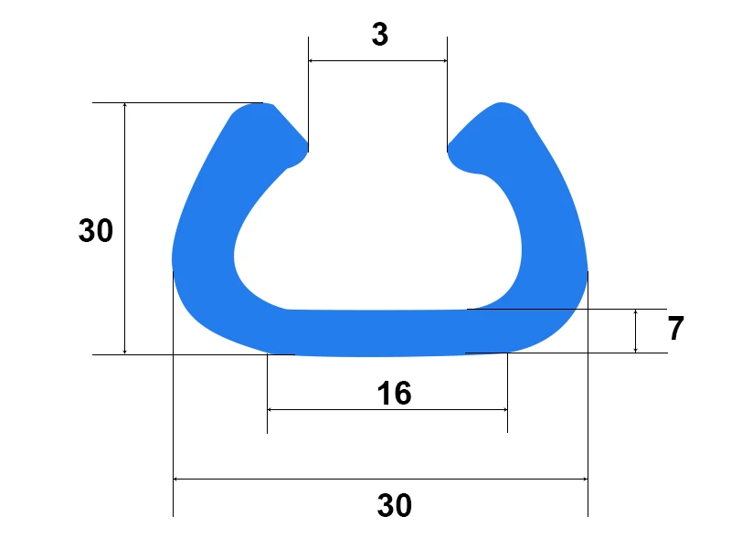 Pěnový polyetylén Profil   U=15  ROH 100x100 - 002