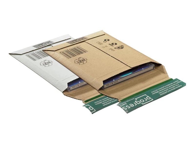 Poštovní obálka 1-2CD's 127x145x-25 mikrovlnná lepenka bílá - 002