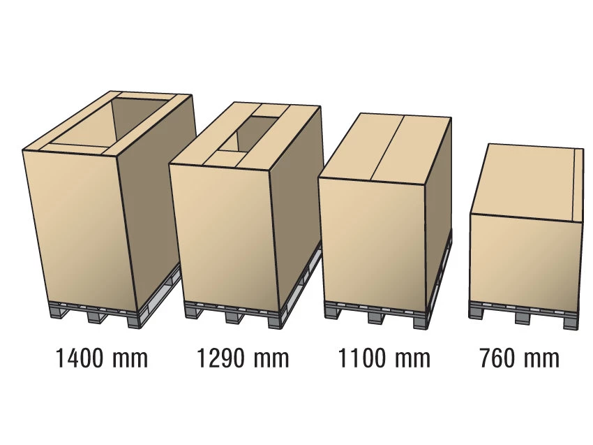 Přepravní EUROBOX 1200x800x1100 5VVL variabilní výška - 002