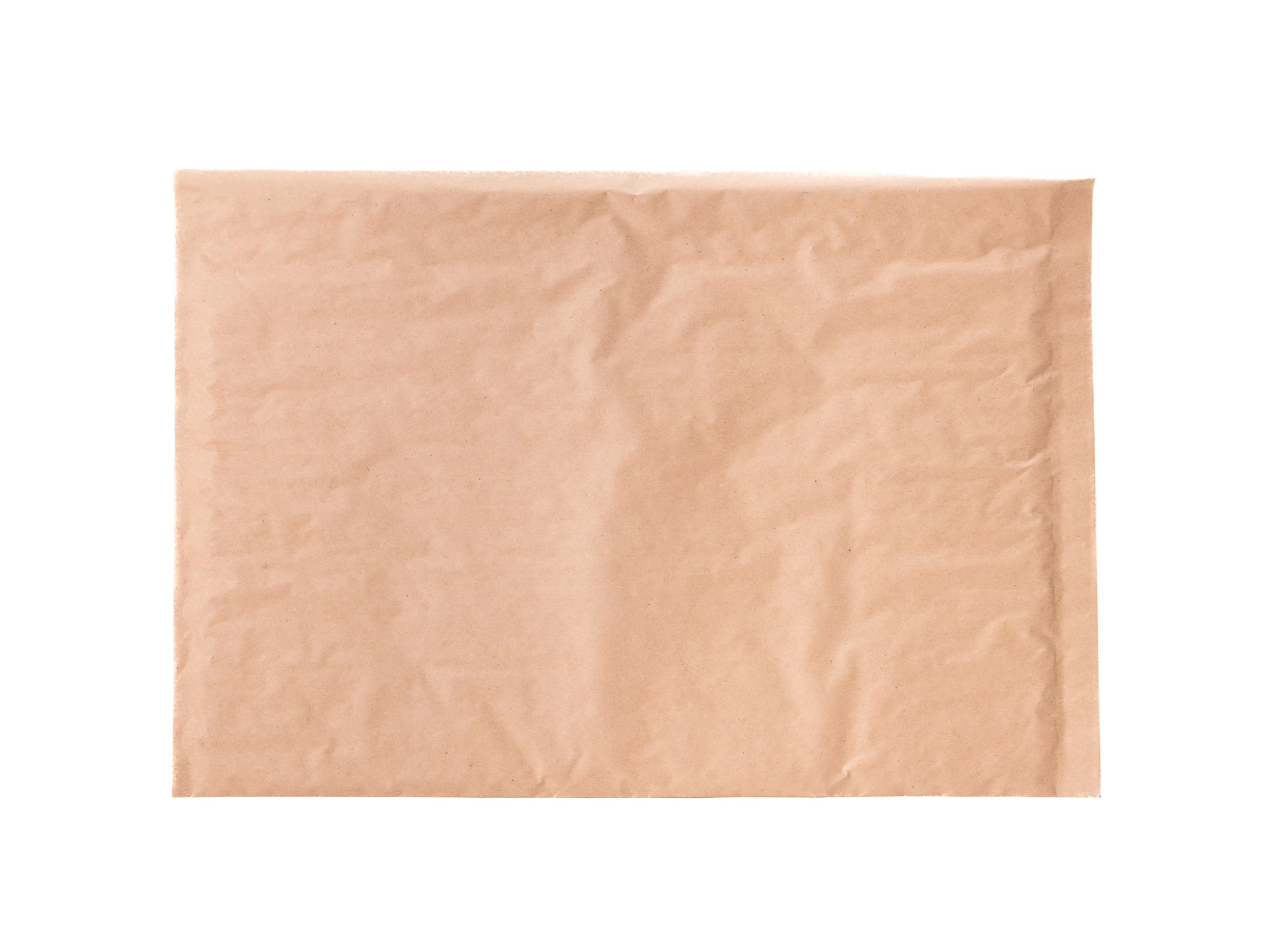 Protinárazová papírová obálka 495x345mm, s vystýlkou, samolepicí, hnědá - 001