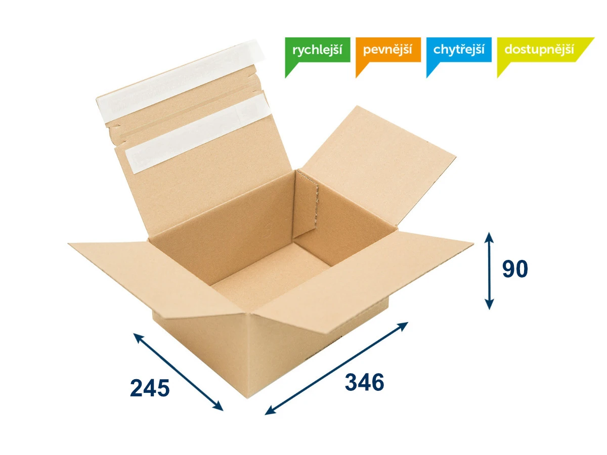 Rychlouzavírací krabice SPEEDBOX 346x245x90 3VVL 2LP - 001