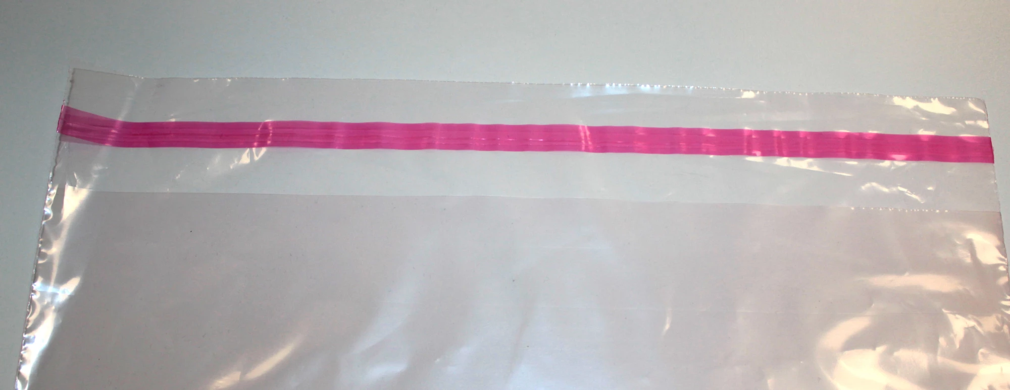 Sáček plochý 400x600/0,05  PINK Antistatic s klopou - 002