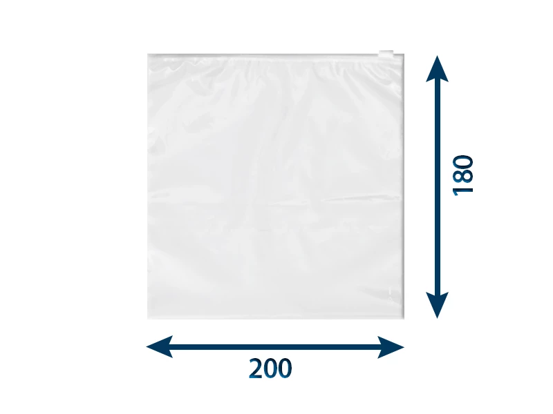 Sáček s posuvným jezdcem PE 200x180/0,07 - 001