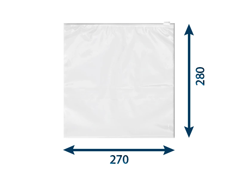 Sáček s posuvným jezdcem PE 270x280/0,07 - 001