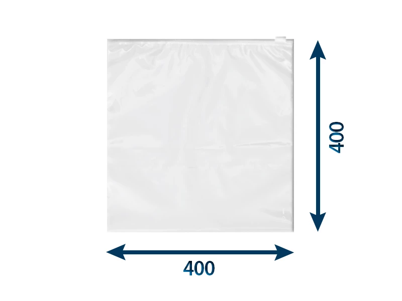 Sáček s posuvným jezdcem PE 400x400/0,07 - 001