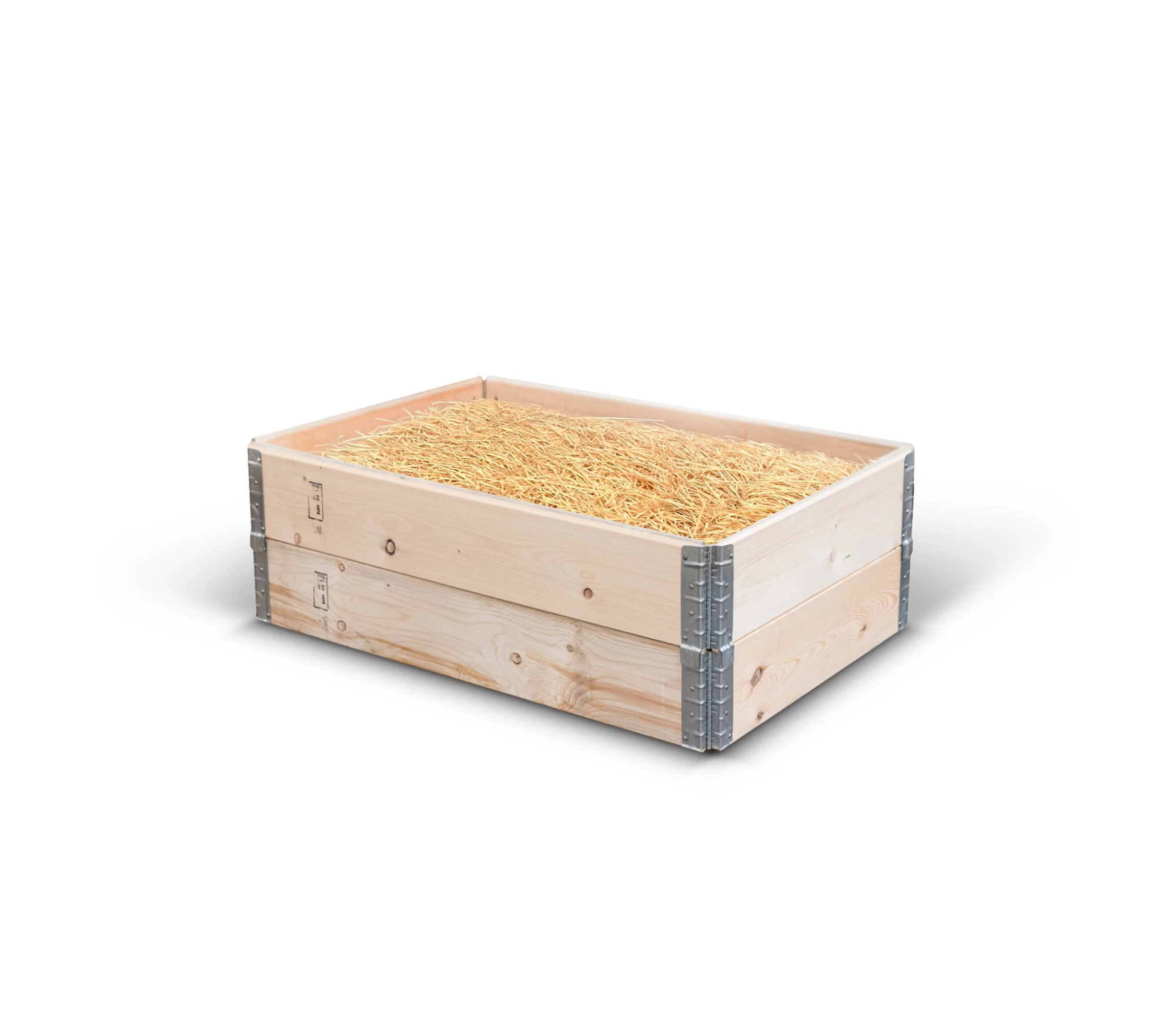 Set pro vyvýšený záhon 1200x800x400 + dřevitá vlna - 001