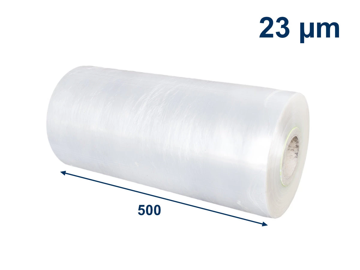 Stretch fólie strojní 500mm/23µm/průtažnost 300% - 001