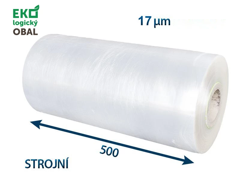 Stretch fólie strojní průtažná NANO GREEN 500mm/17µm - 001