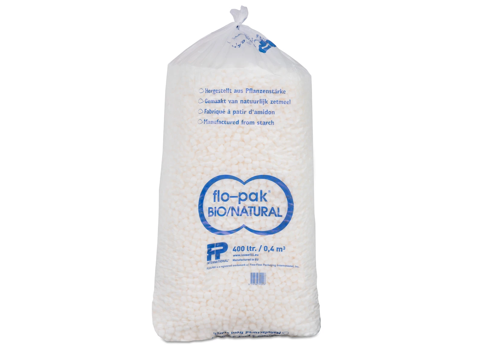 Tělíska fixační Flo-Pak Natural pytel 400 l bílá - 001