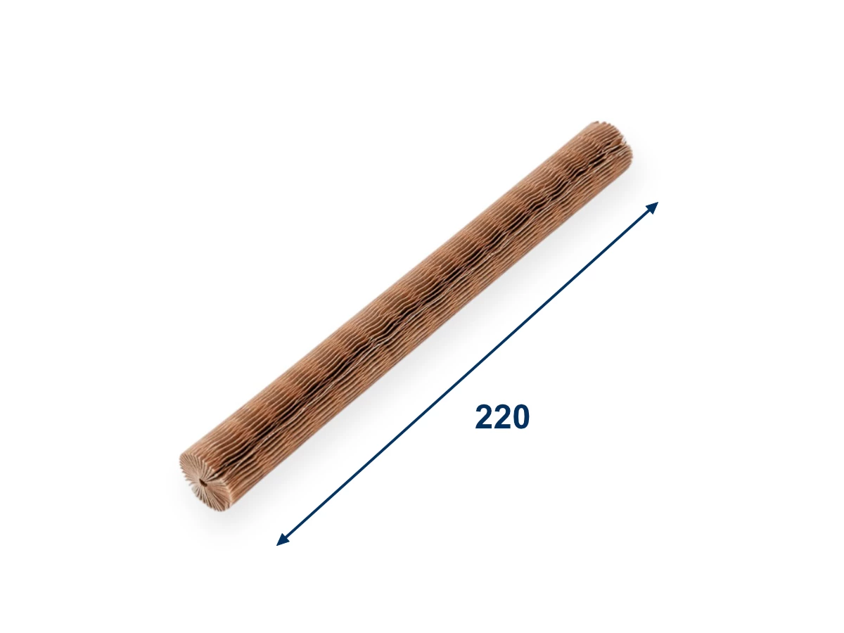 Voštinový papírový rukáv, délka 220 mm - 001