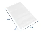Bublinkový sáček 250x360+40mm, s lepící páskou