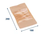 Doypack sáček s velkým okénkem economy 180 x 290 + 90 mm, 1000 ml, PAP/OPP