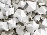 Fixační tělíska papírová, chipsy 400l bílá-bílá