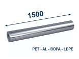 Fólie bariérová 4vrstvá  1500/150m, PET 12my+ALU 9my+BOPA 12my+LDPE 100my