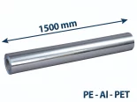 Fólie bariérová ALU PLL 125 1500/100m, PET 12my+ALU 12my+HDPE 75my bez tisku